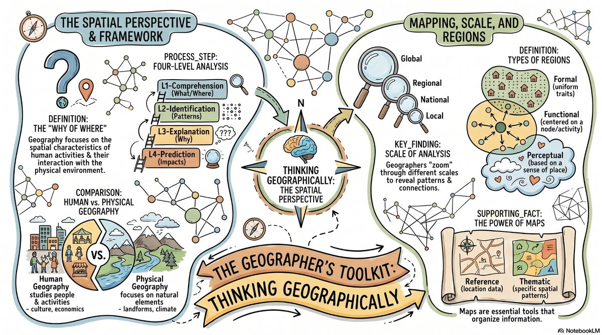 Unit 1: Thinking Geographically infographic