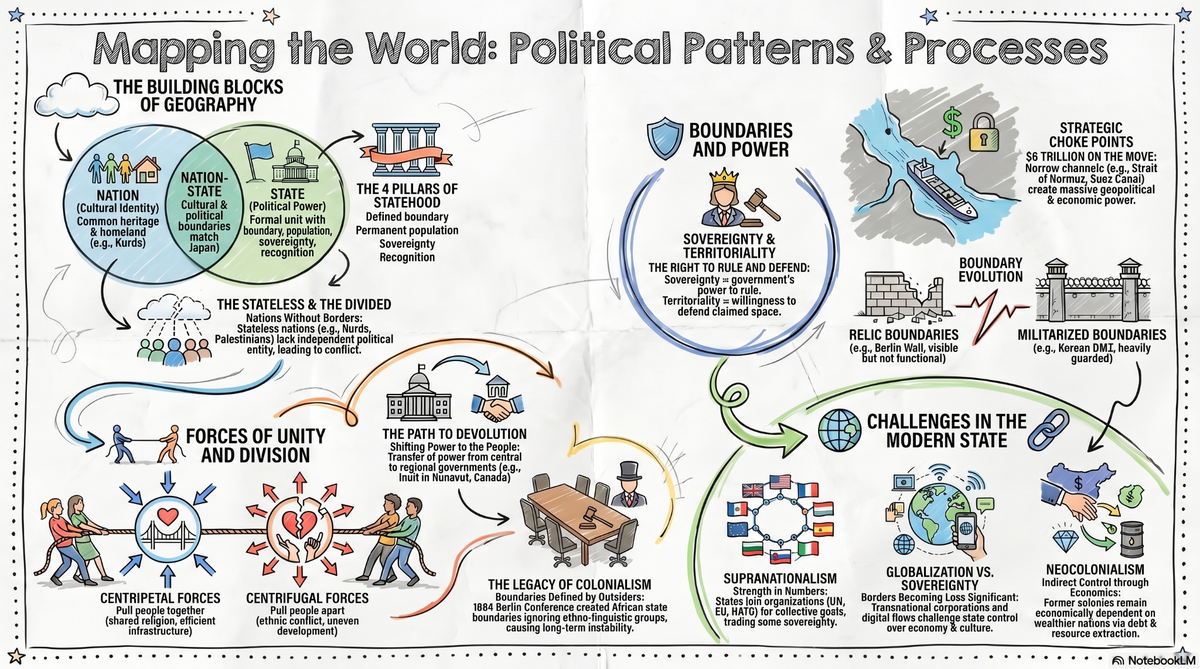 Unit 4: Political Patterns & Processes infographic