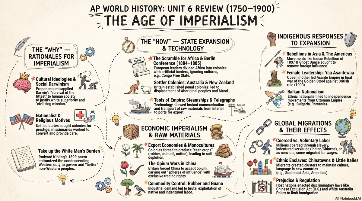 Industrialization and Imperialism infographic