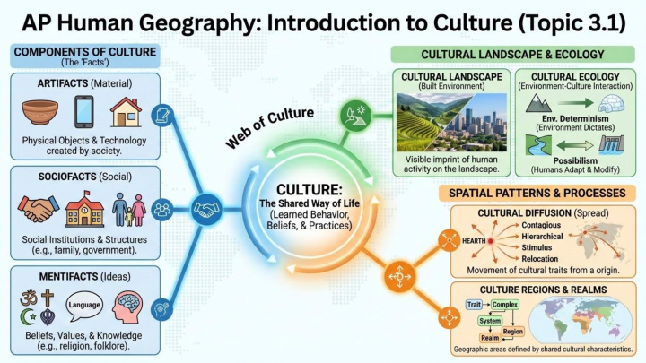 AP Human Geography Unit visual slide 2