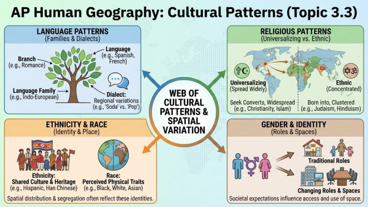 AP Human Geography Unit visual slide 4