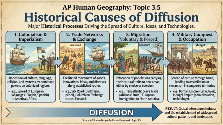 AP Human Geography Unit visual slide 6
