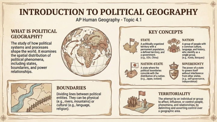 AP Human Geography Unit visual slide 2