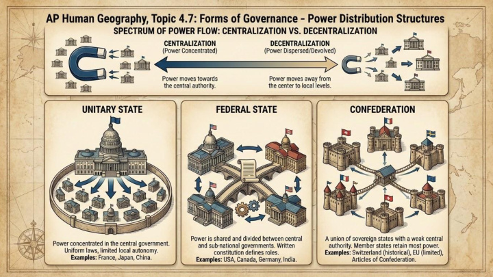 AP Human Geography Unit visual slide 8