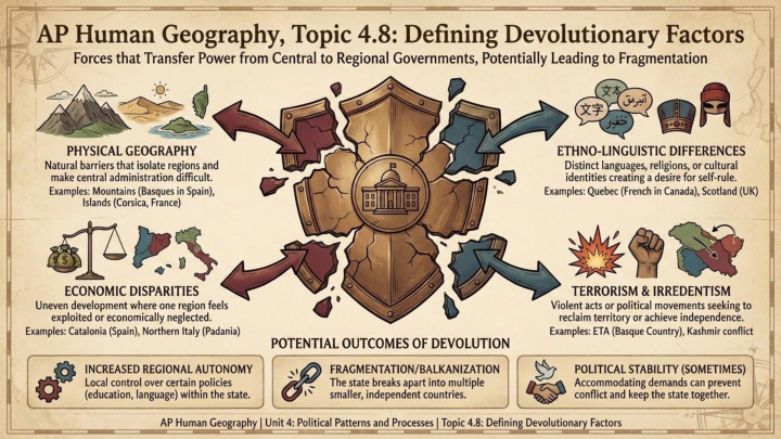 AP Human Geography Unit visual slide 9