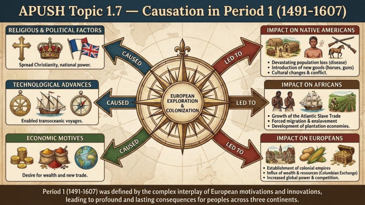AP US History Unit 1 visual review slide 8