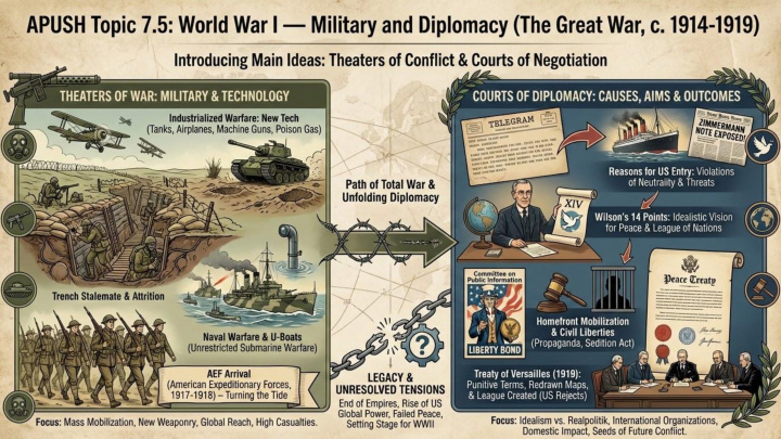 AP US History Unit 7 visual review slide 6