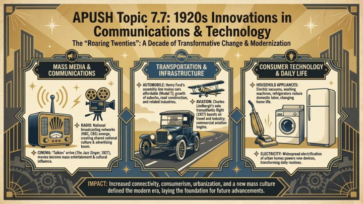 AP US History Unit 7 visual review slide 8