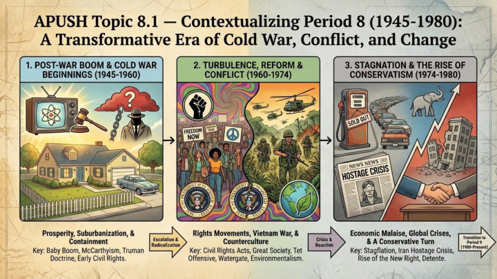 AP US History Unit 8 visual review slide 2