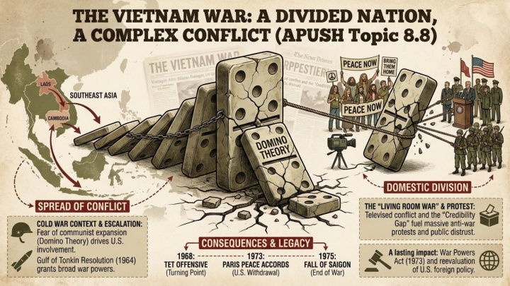 AP US History Unit 8 visual review slide 9