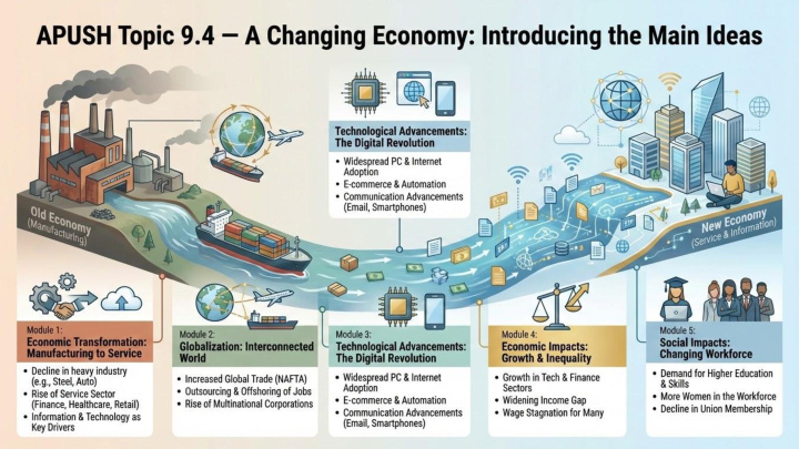 AP US History Unit 9 visual review slide 5